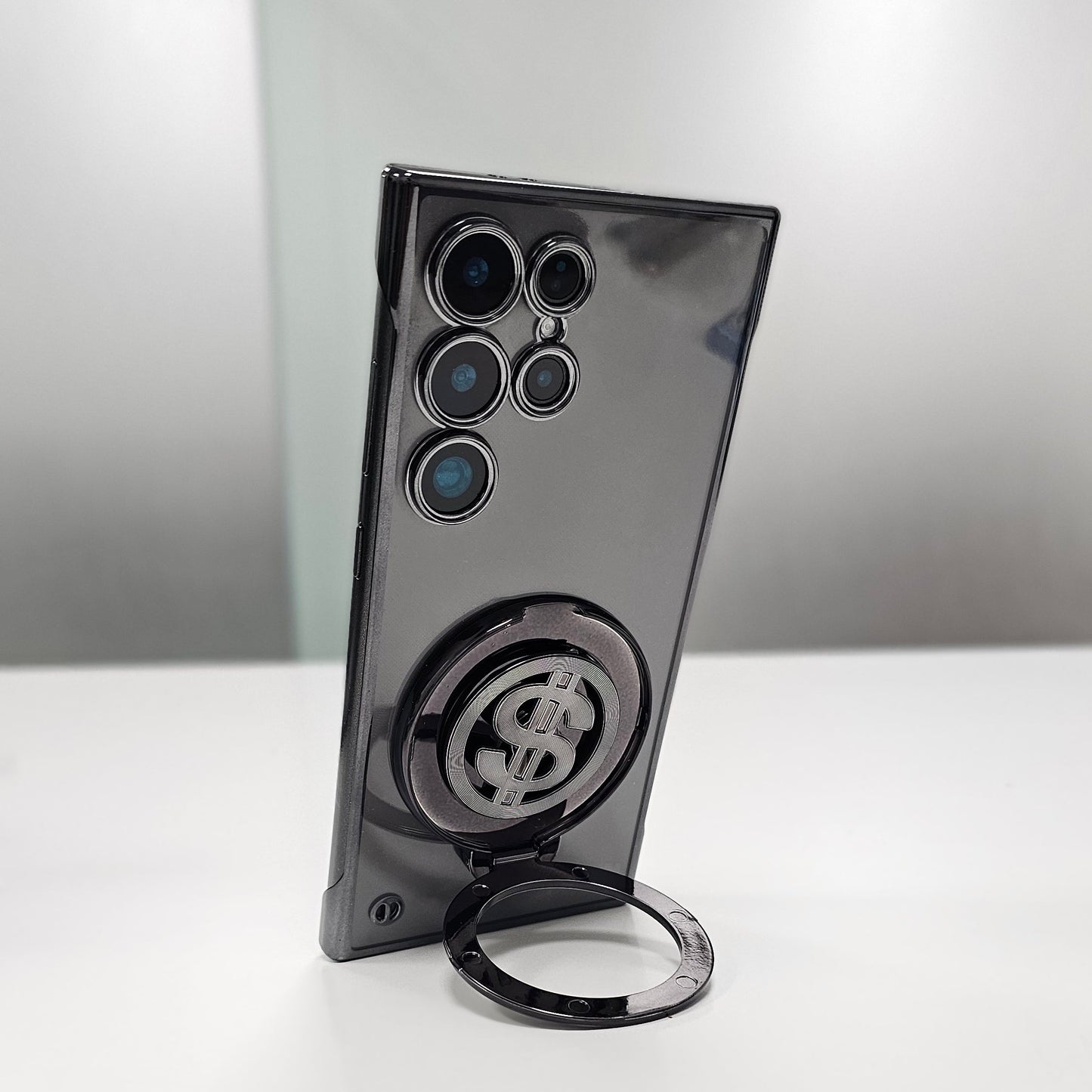 Samsung Galaxy S23 Ultra 5G Premium Frameless Rotating Dollar Case