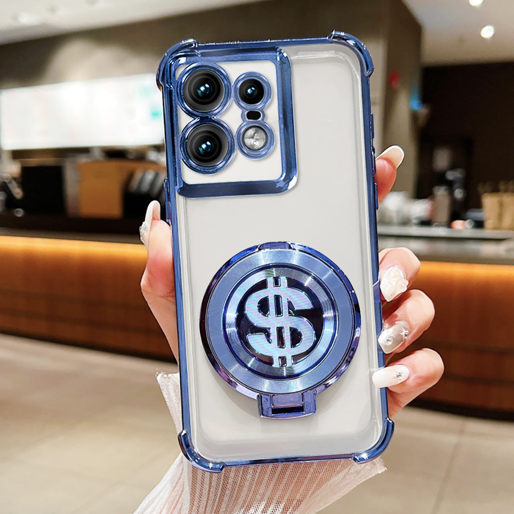 Motorola Edge 50 Pro 5G Four Corner Airbags 100% Original Astro Money Magnet Rotating Dollar Case