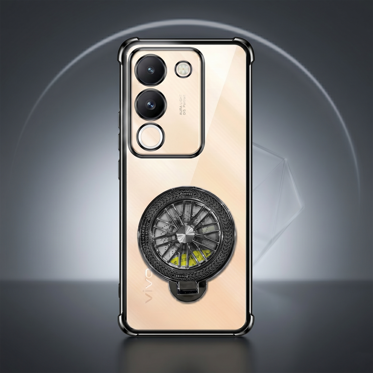 Vivo Y200 5G Premium Stress Buster Wheel Rotating Shockproof Airbags Case
