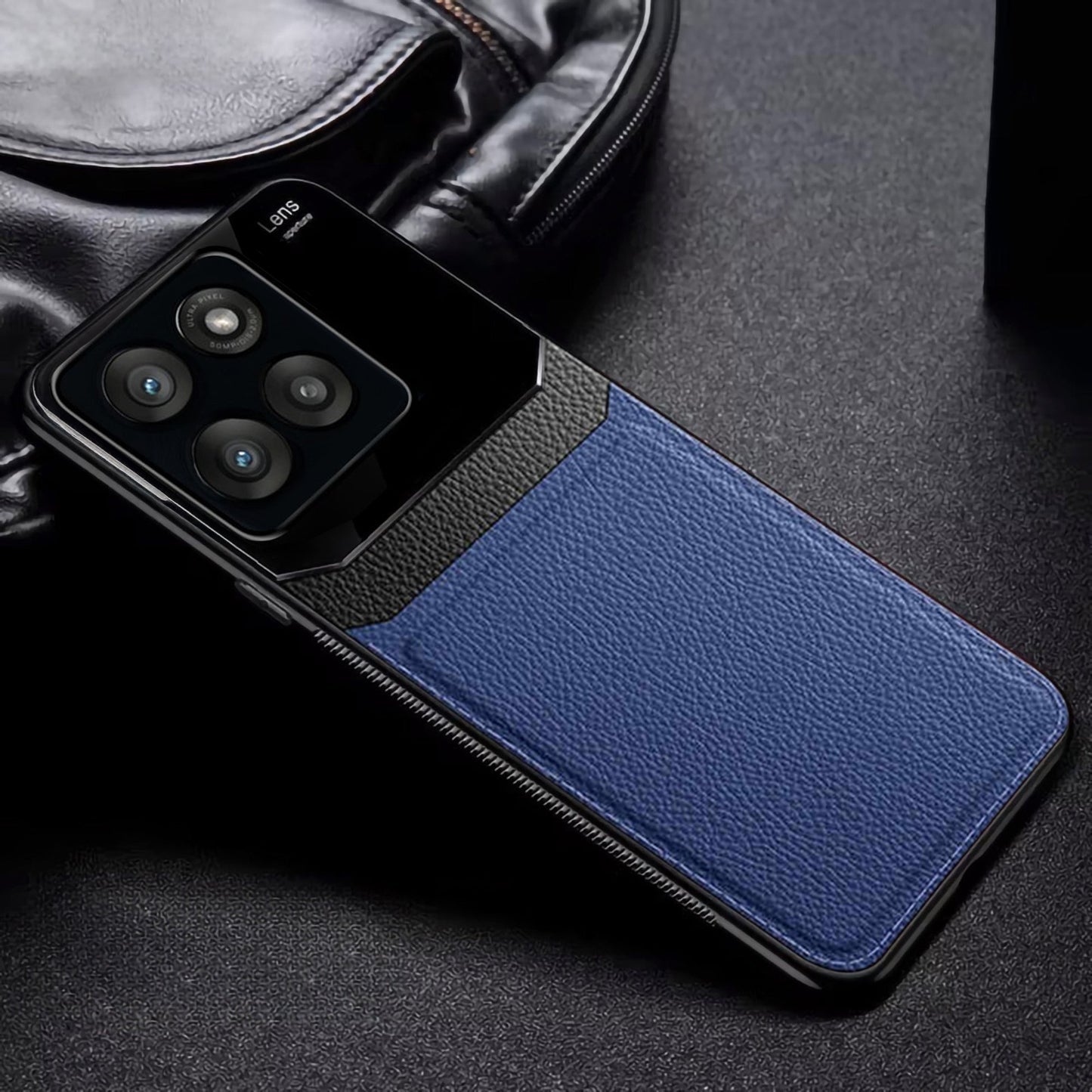 Motorola Edge 60 Pro 5G Premium Leather Lens Protective Case