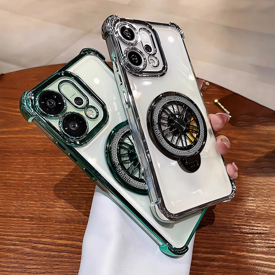 Oppo Reno 14 5G Premium Stress Buster Wheel Rotating Shockproof Airbags Case