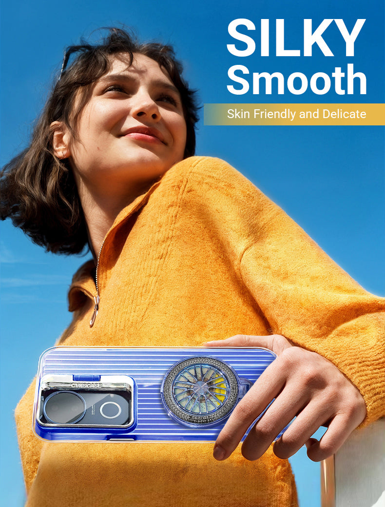 Vivo V50 Pro case with 360° rotating camera shield