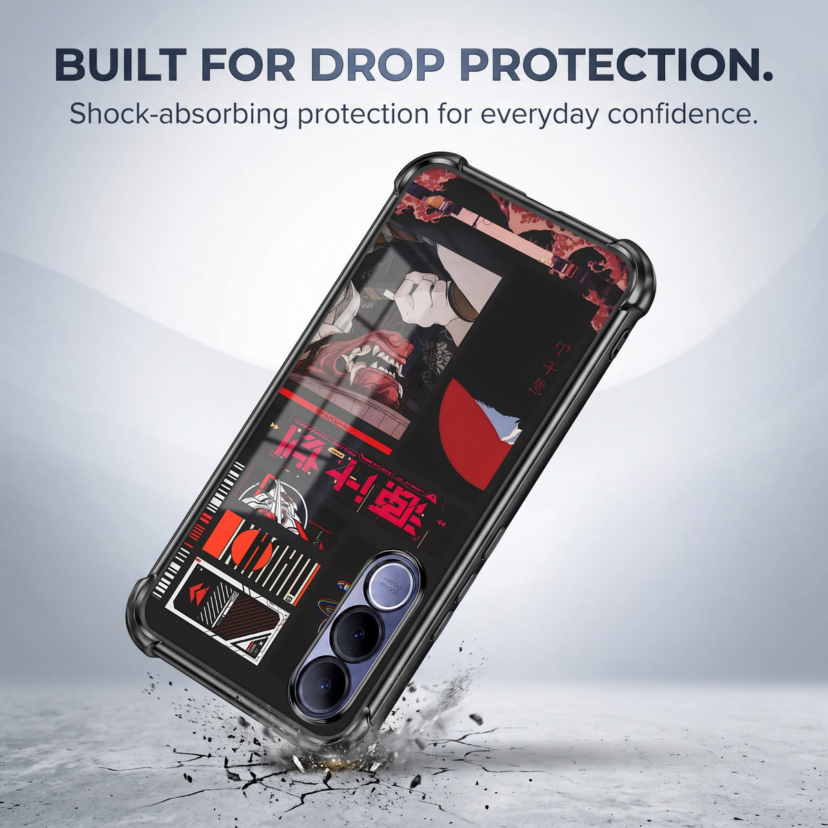 Vivo V70 FE 5G Dark Samurai Airbags Printed Back Case