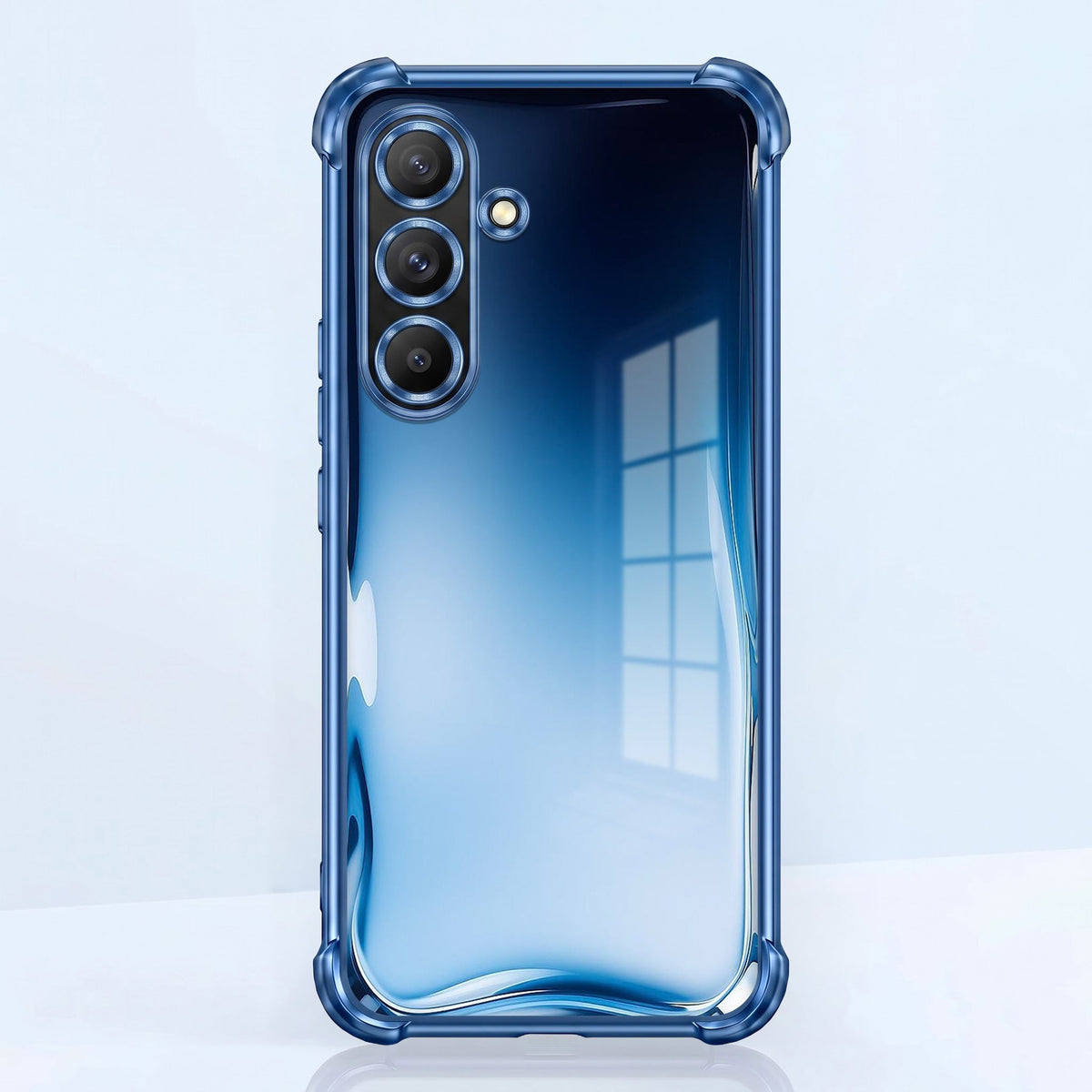 Samsung Galaxy A56 5G Premium Crystal Blue Airbags Printed Back Case