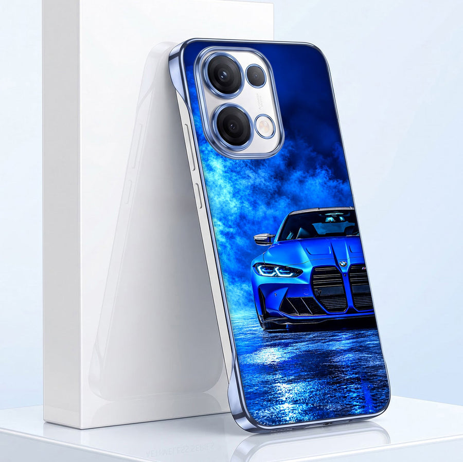 Oppo Reno 13 5G BMW Blue Printed  Frameless Back Case