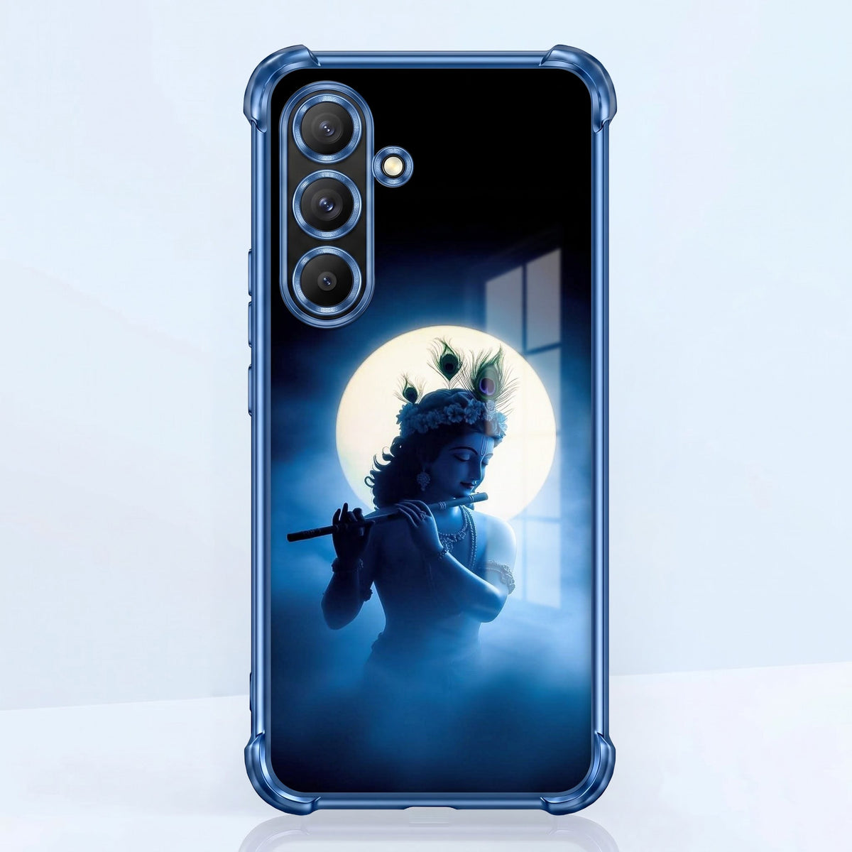 Samsung Galaxy A56 5G Midnight Krishna Airbags Printed Back Case