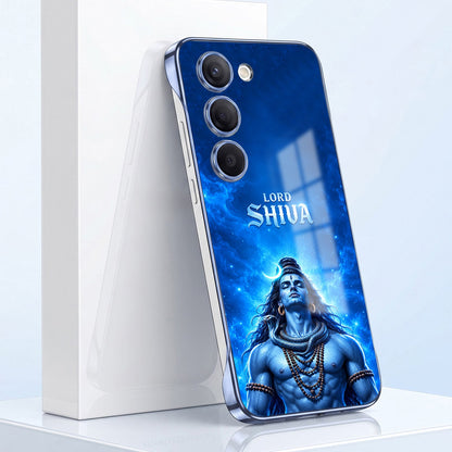 Samsung Galaxy S23+ 5G Lord Shiva Blue Printed  Frameless Back Case