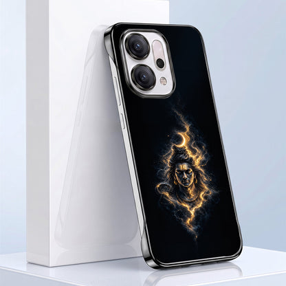 Oppo Reno 14 5G Devine Mahadev Black Printed  Frameless Back Case