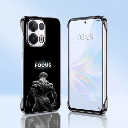 Oppo Reno 13 Pro 5G Focus Black Printed  Frameless Back Case