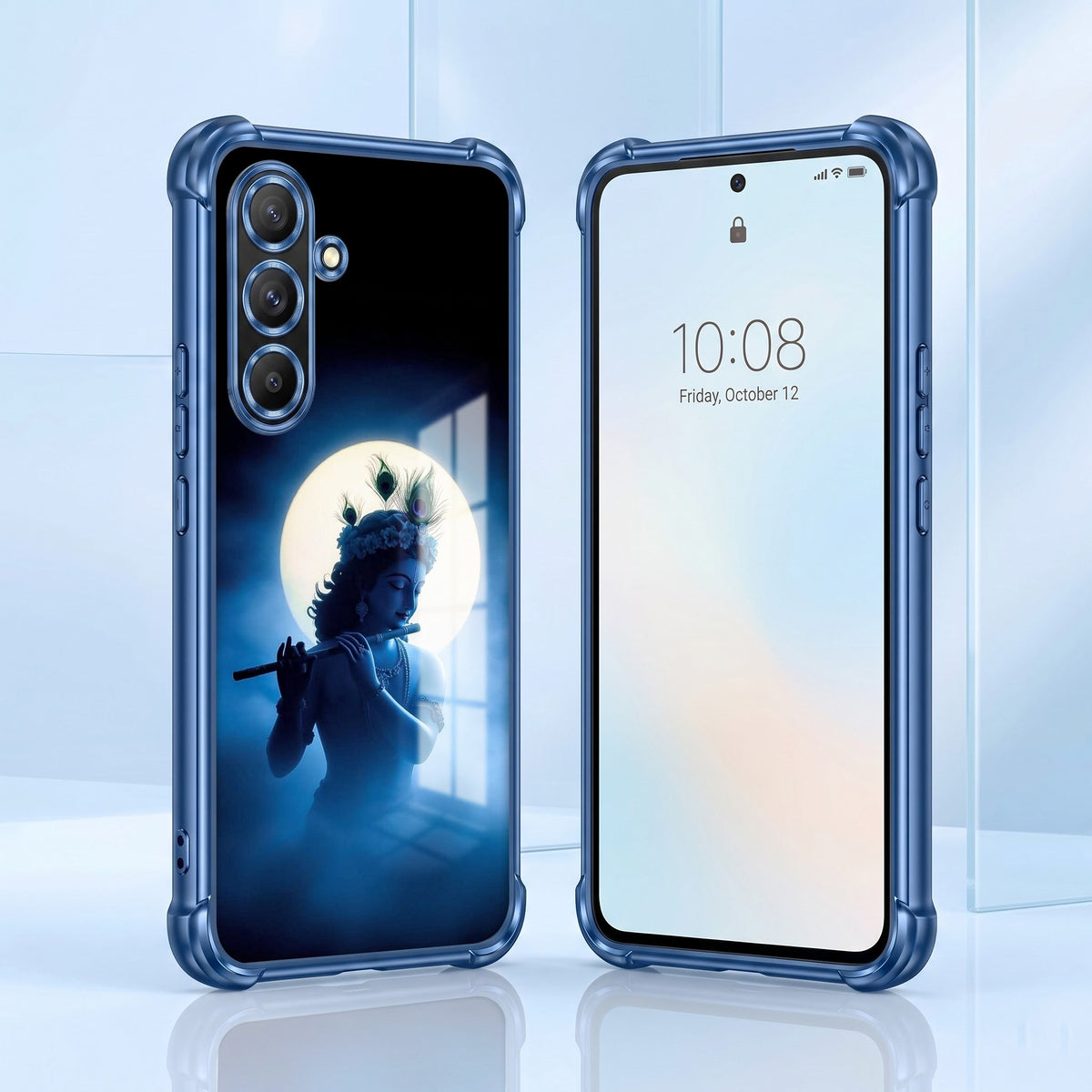 Samsung Galaxy A56 5G Midnight Krishna Airbags Printed Back Case