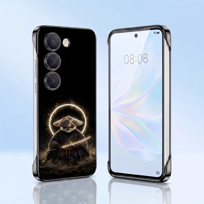 Samsung Galaxy S23+ 5G Warrior Panda Black Printed  Frameless Back Case
