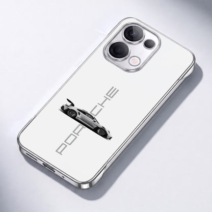 Oppo Reno 13 5G Porsche White Printed  Frameless Back Case