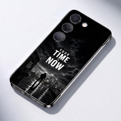 Samsung Galaxy S23+ 5G Your Time Black Printed  Frameless Back Case