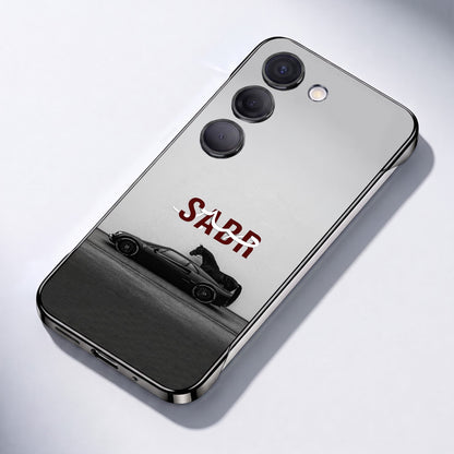Samsung Galaxy S23+ 5G SABR Black Printed  Frameless Back Case