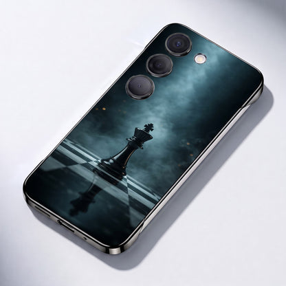 Samsung Galaxy S23+ 5G CheckMate Black Printed  Frameless Back Case