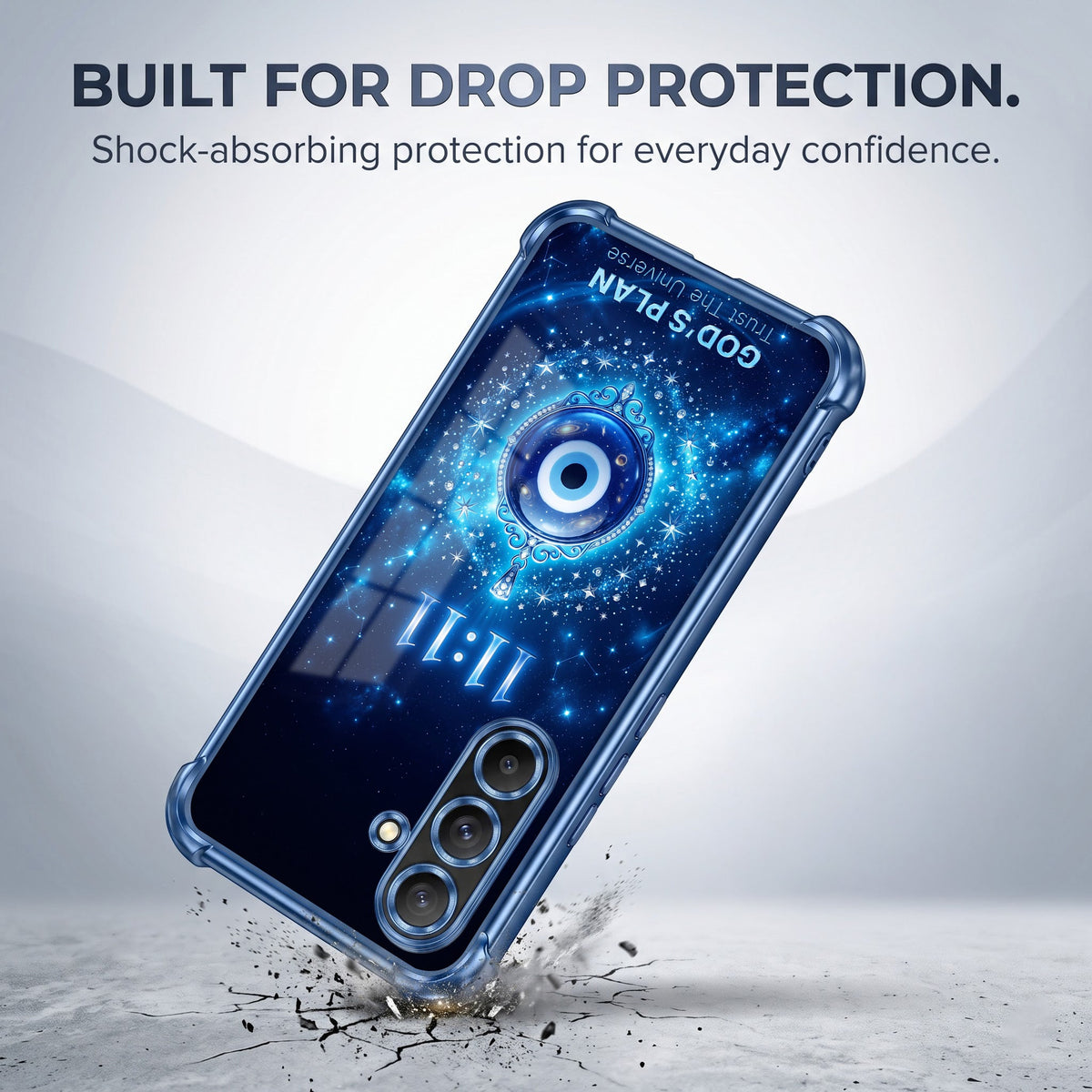 Samsung Galaxy A56 5G Premium God’s Plan Evil Eye Airbags Printed Back Case