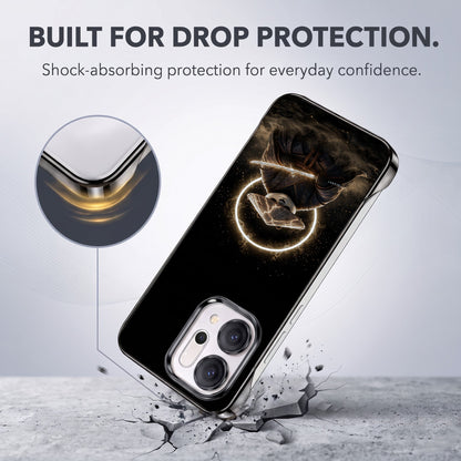 Oppo Reno 14 5G Warrior Panda Black Printed  Frameless Back Case