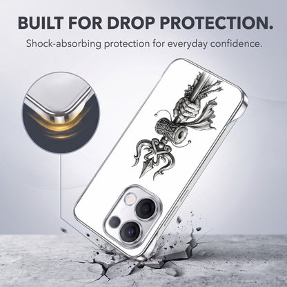 Oppo Reno 13 5G Trisul White Printed  Frameless Back Case