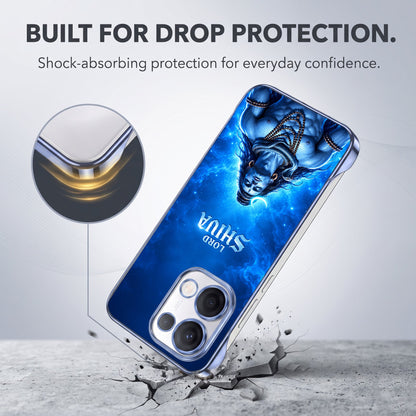 Oppo Reno 13 5G Lord Shiva Blue Printed  Frameless Back Case