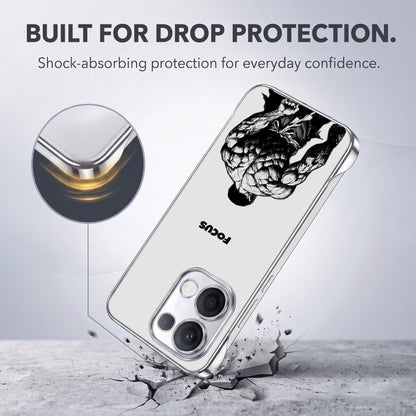 Oppo Reno 13 5G Focus White Printed  Frameless Back Case