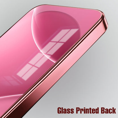 Samsung Galaxy A56 5G Luxury Glossy Wave Pink Electroplated Glass Phone Back Case