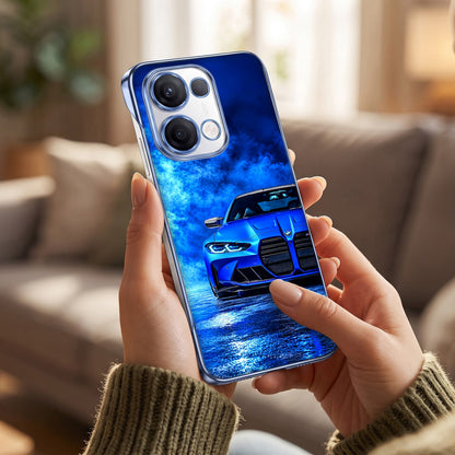 Oppo Reno 13 5G BMW Blue Printed  Frameless Back Case