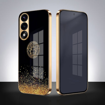 Oneplus Nord 5 5G Medusa Head Gold Electroplated Glass Phone Back Case