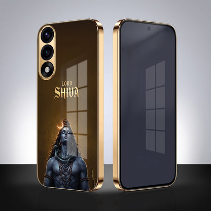 OnePlus Nord 5 5G Lord Shiva Gold Electroplated Glass Phone Back Case
