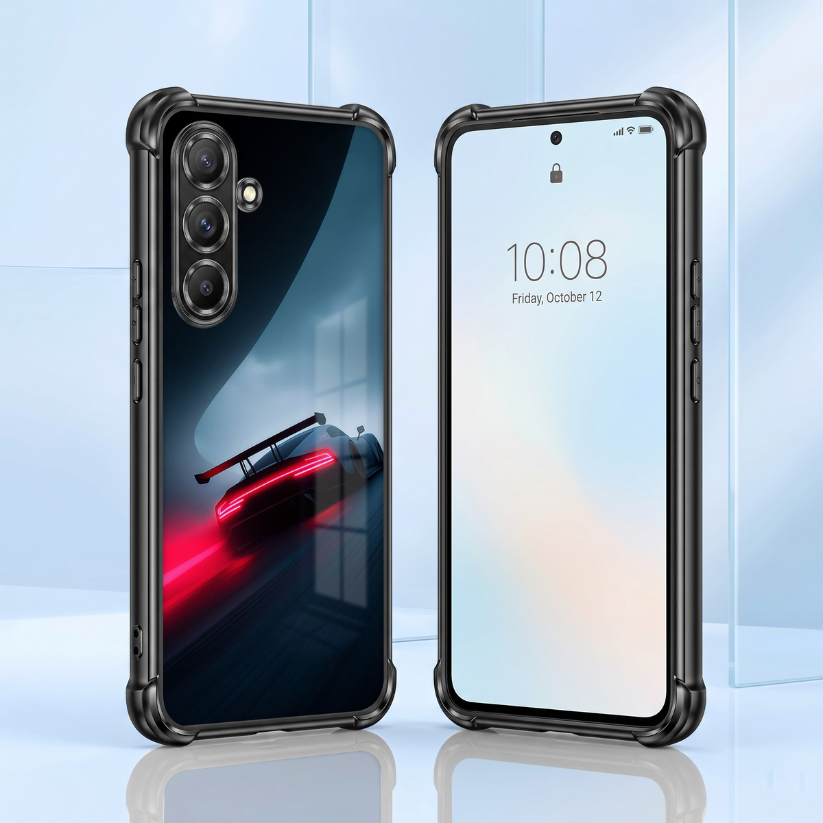 Samsung Galaxy A56 5G Midnight Racer Airbags Printed Back Case