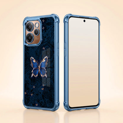 Oppo Reno 15 Pro Mini 5G Premium Golden Butterfly Airbags Printed Back Case