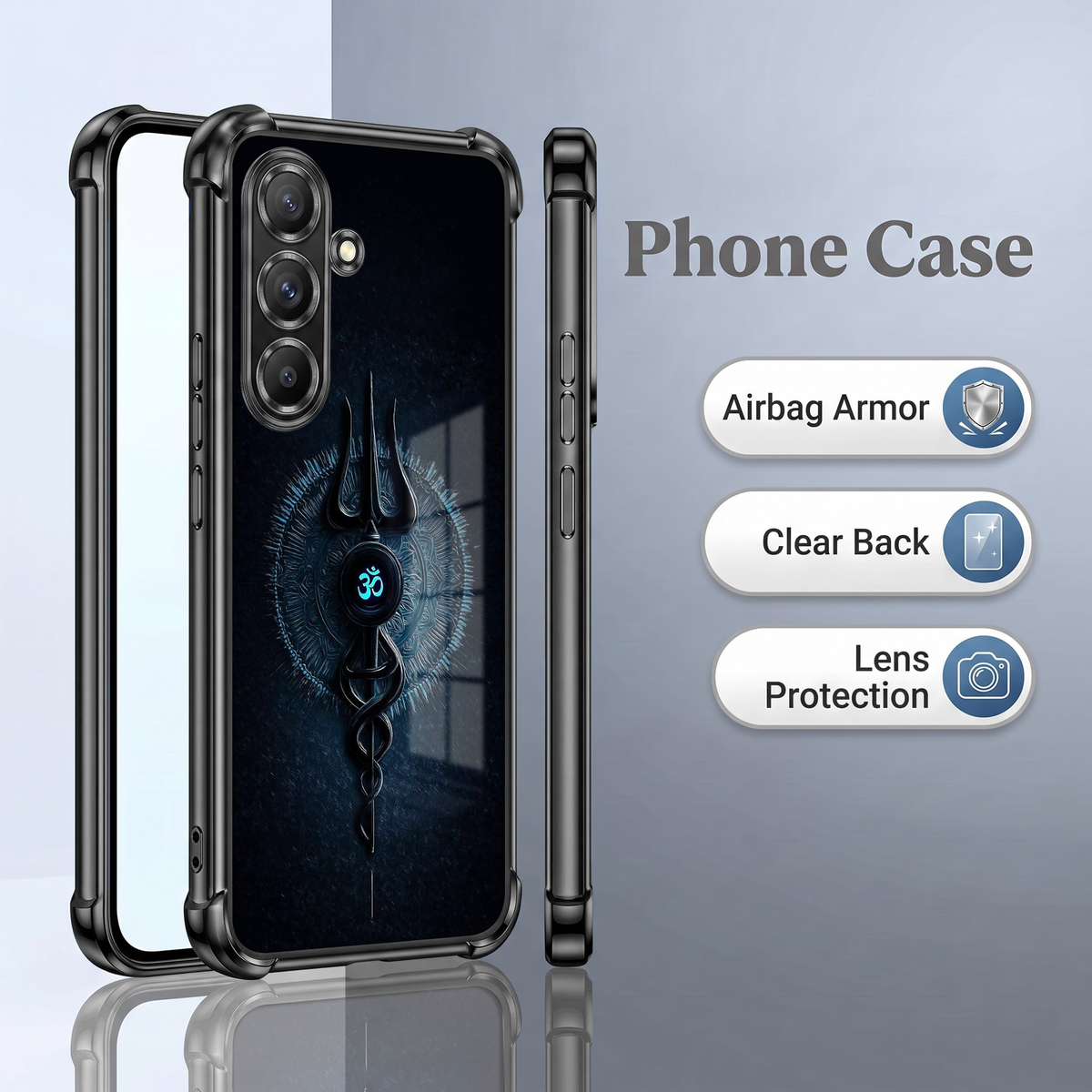 Samsung Galaxy A56 5G Shiva Aura Airbags Printed Back Case