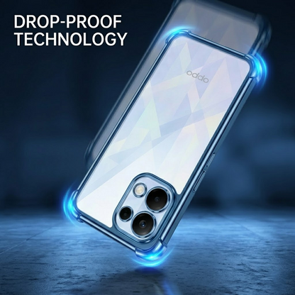 Oppo K13 5G Anti-Yellow Electroplating Transparent Airbags Case