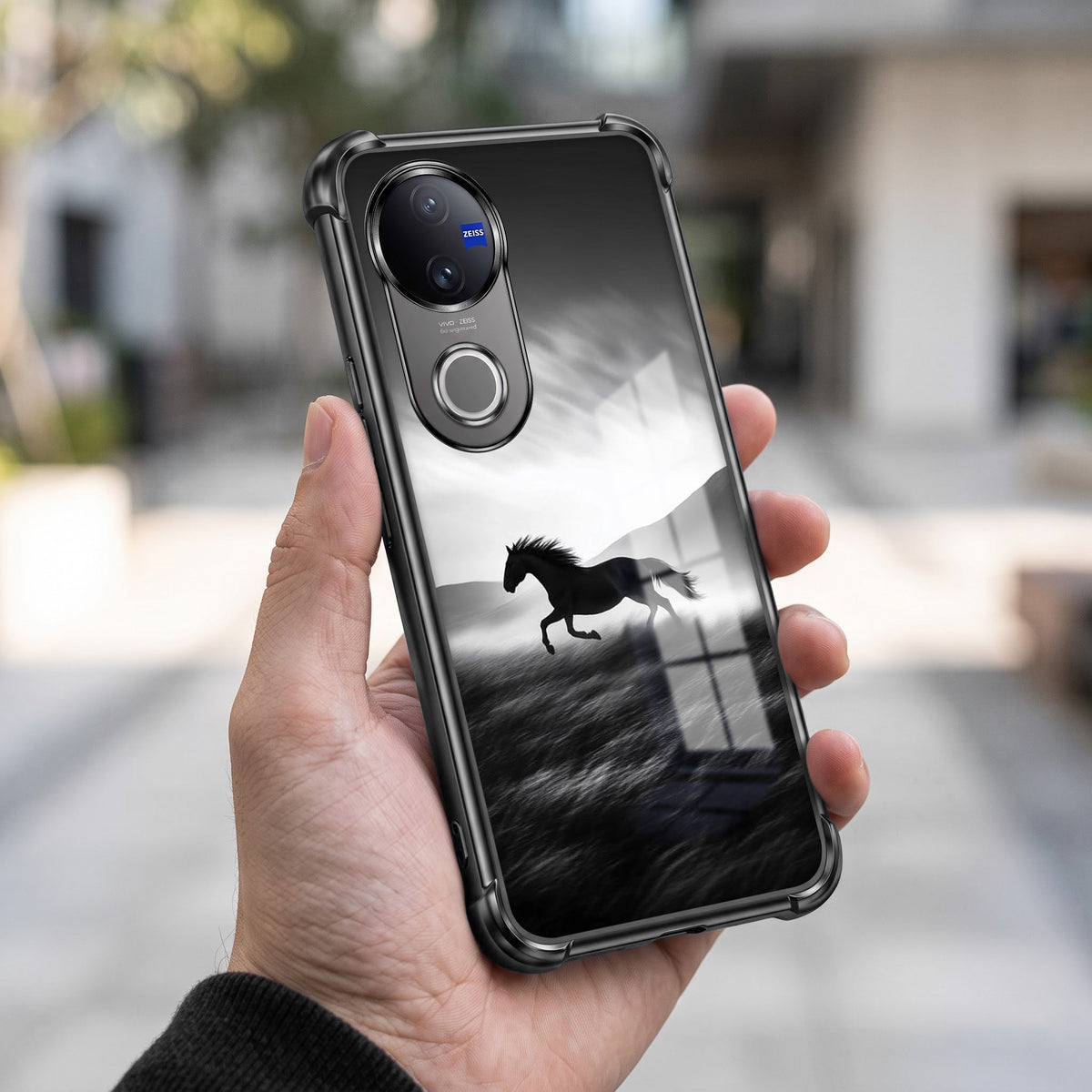 Vivo V50 5G Phantom Horse Airbags Printed Back Case