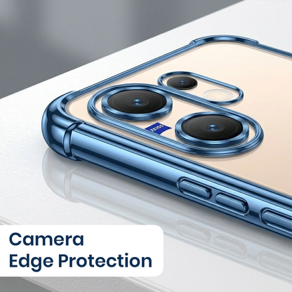 Vivo T4 Pro 5G Anti-Yellow Electroplating Transparent Airbags Case