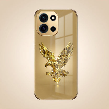 OnePlus Nord 6 5G Golden Eagle Gold Electroplated Glass Phone Back Case