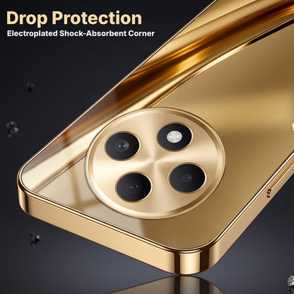 Oppo F27 Pro+ 5G Luxury Infinity Energy Gold Electroplated Glass Phone Case