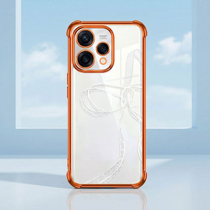 Oppo Reno 15 5G Premium Shockproof Transparent Airbag Cosmic Orange Case
