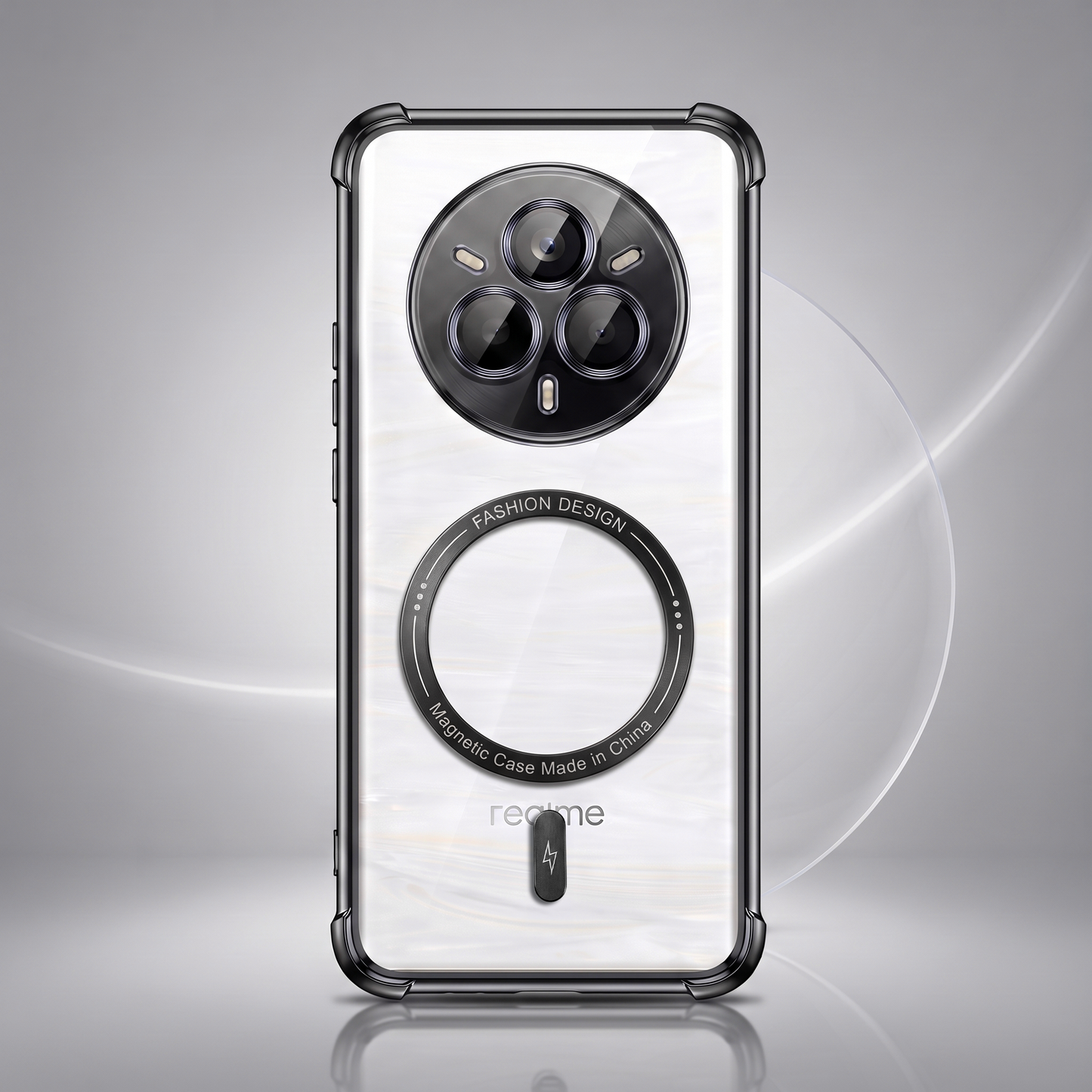 Realme 14 Pro+ 5G Premium Magnetic MagSafe Shockproof Airbag Case