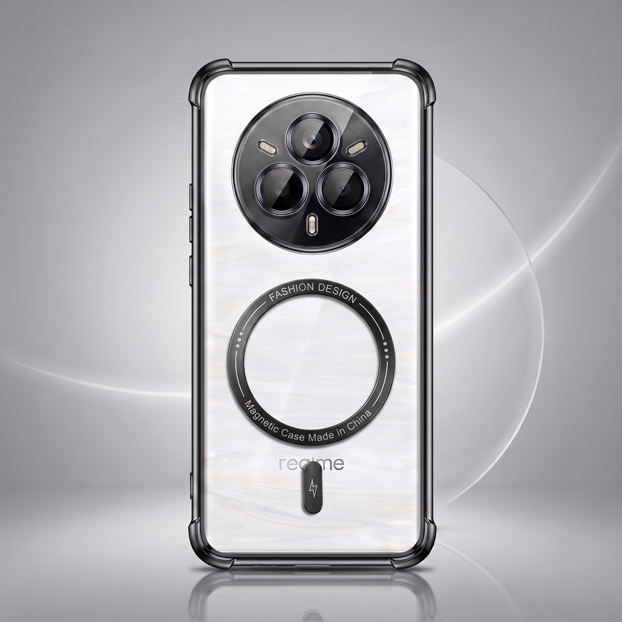 Realme 14 Pro+ 5G Premium Magnetic MagSafe Shockproof Airbag Case