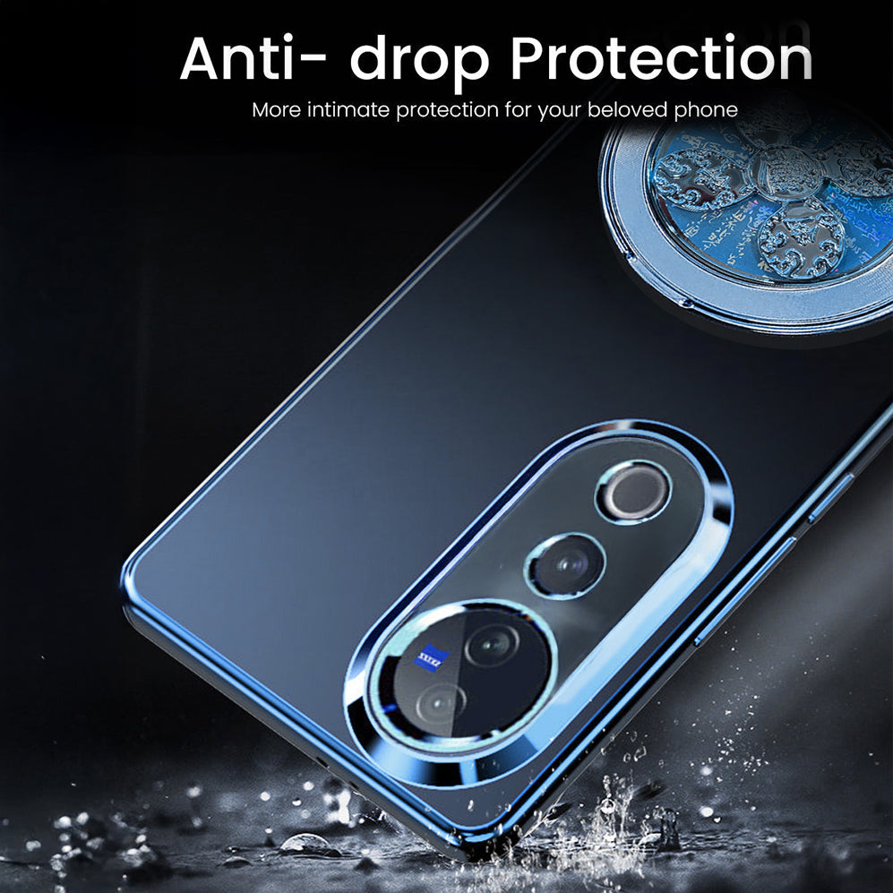 Vivo V40 Pro 5G Electroplating Reflective Fidget Rotating Back Case