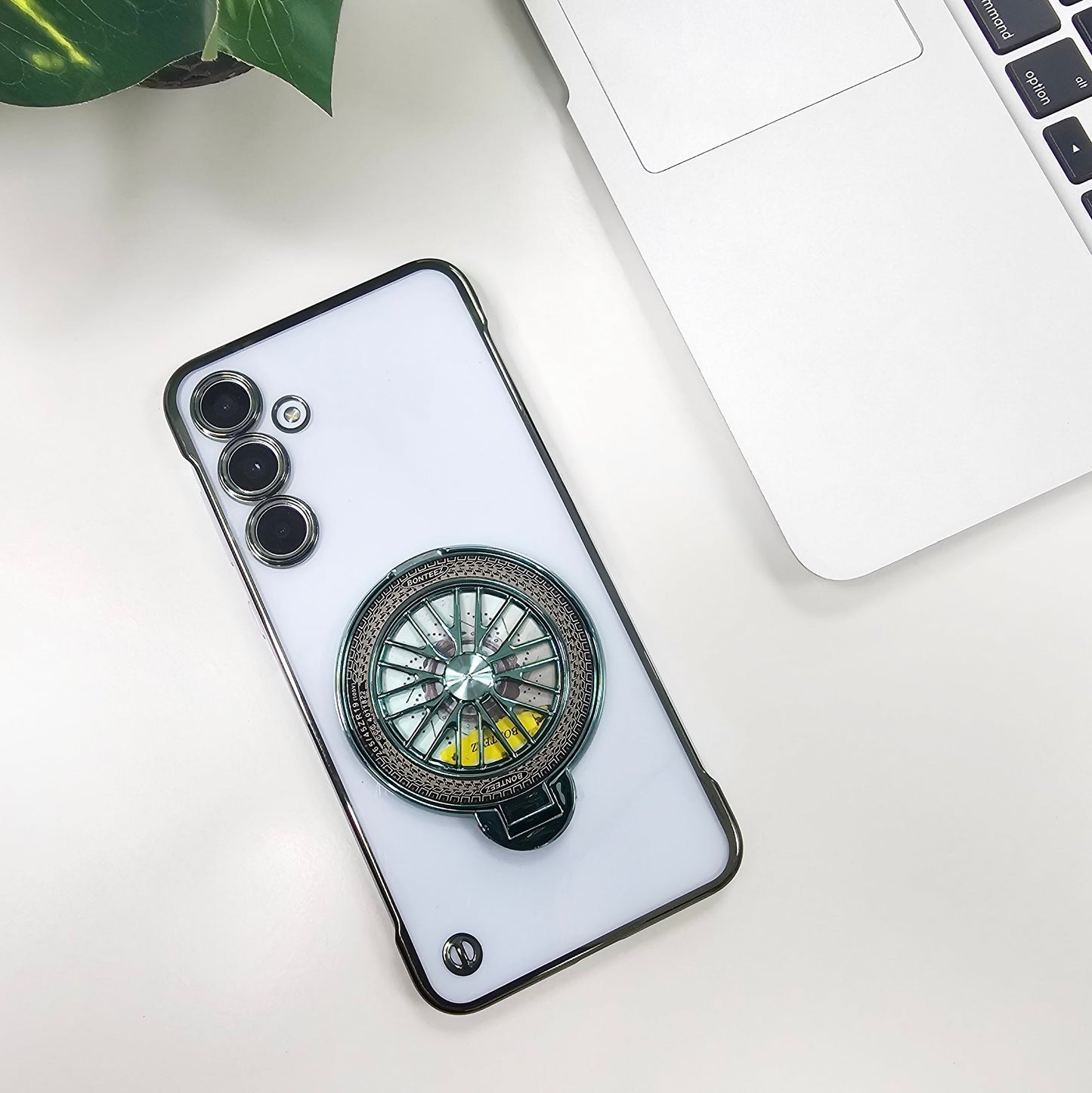 Samsung Galaxy S24 5G Porsche® Wheel Frameless Case