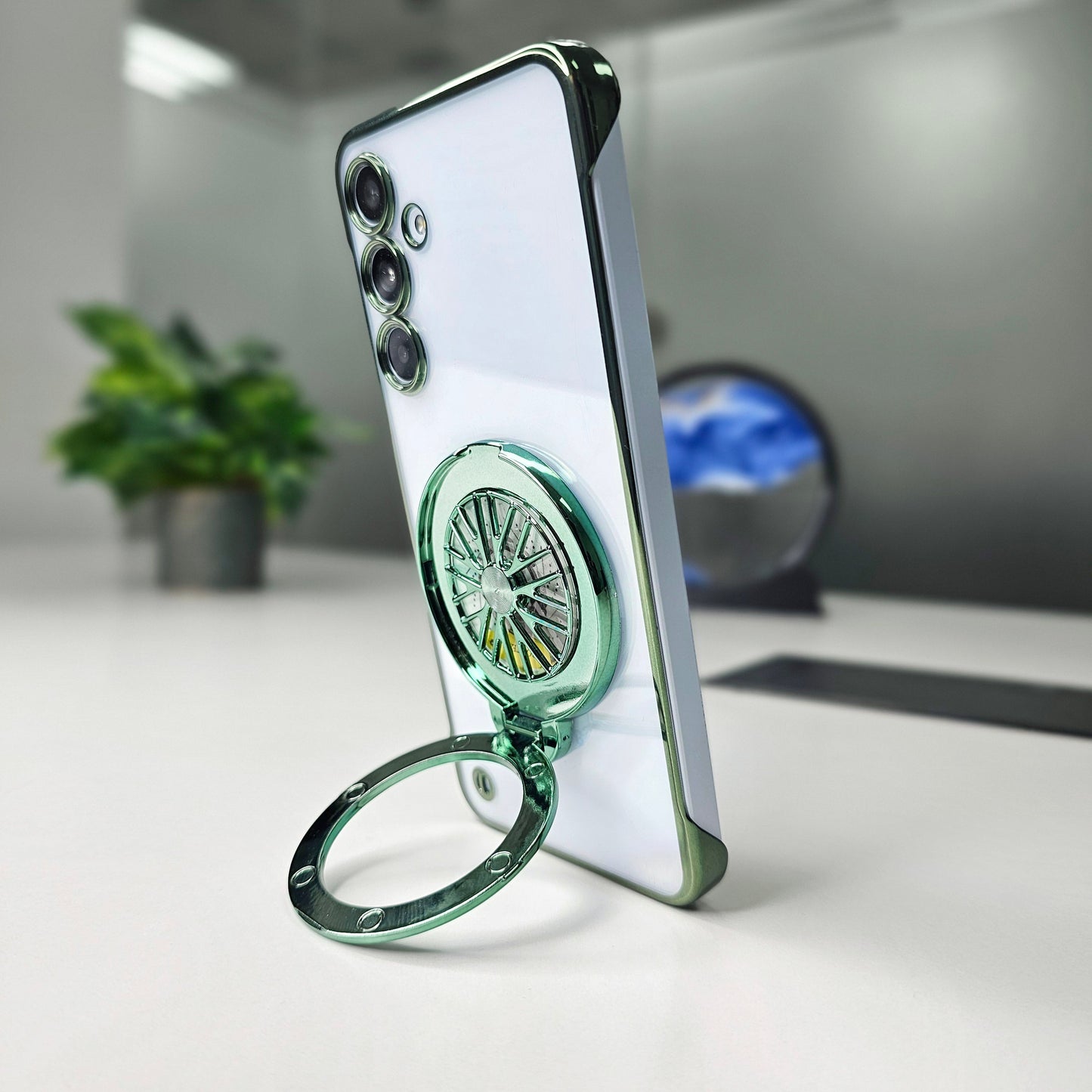 Samsung Galaxy S24 5G Porsche® Wheel Frameless Case