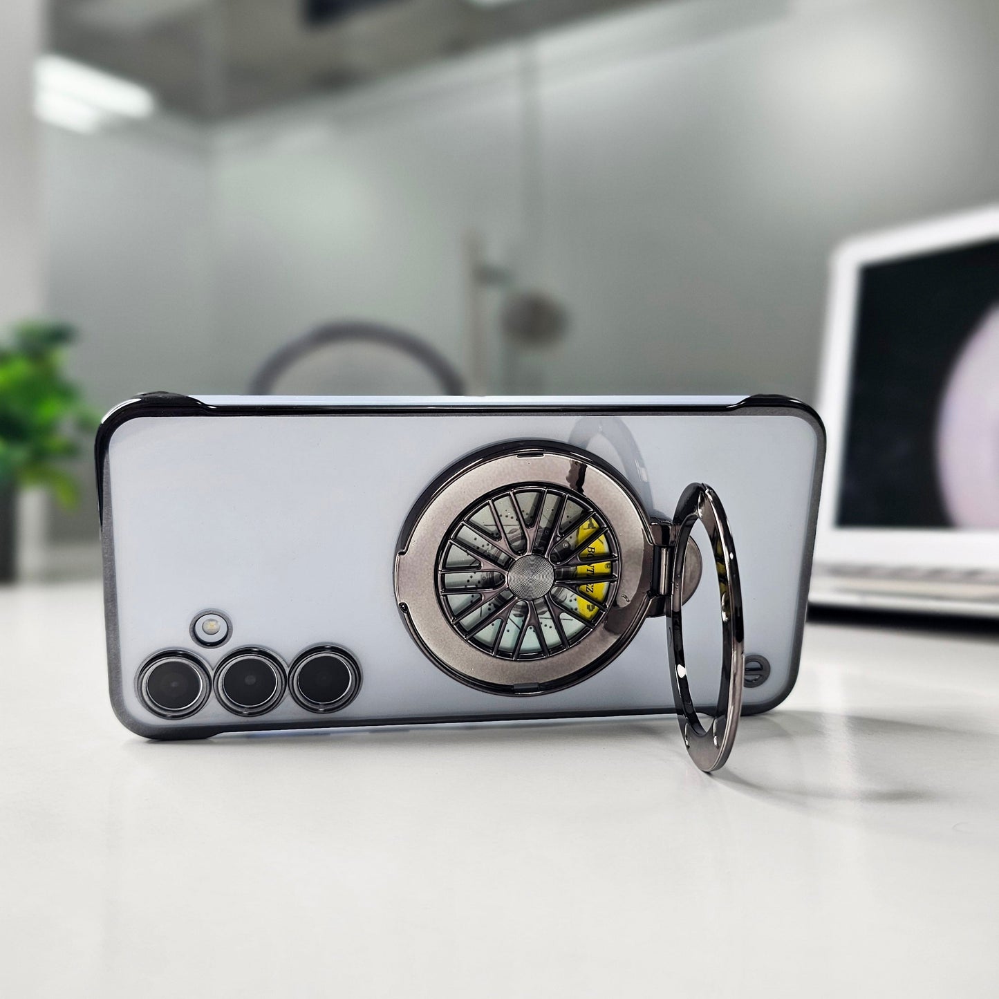 Samsung Galaxy S24 5G Porsche® Wheel Frameless Case