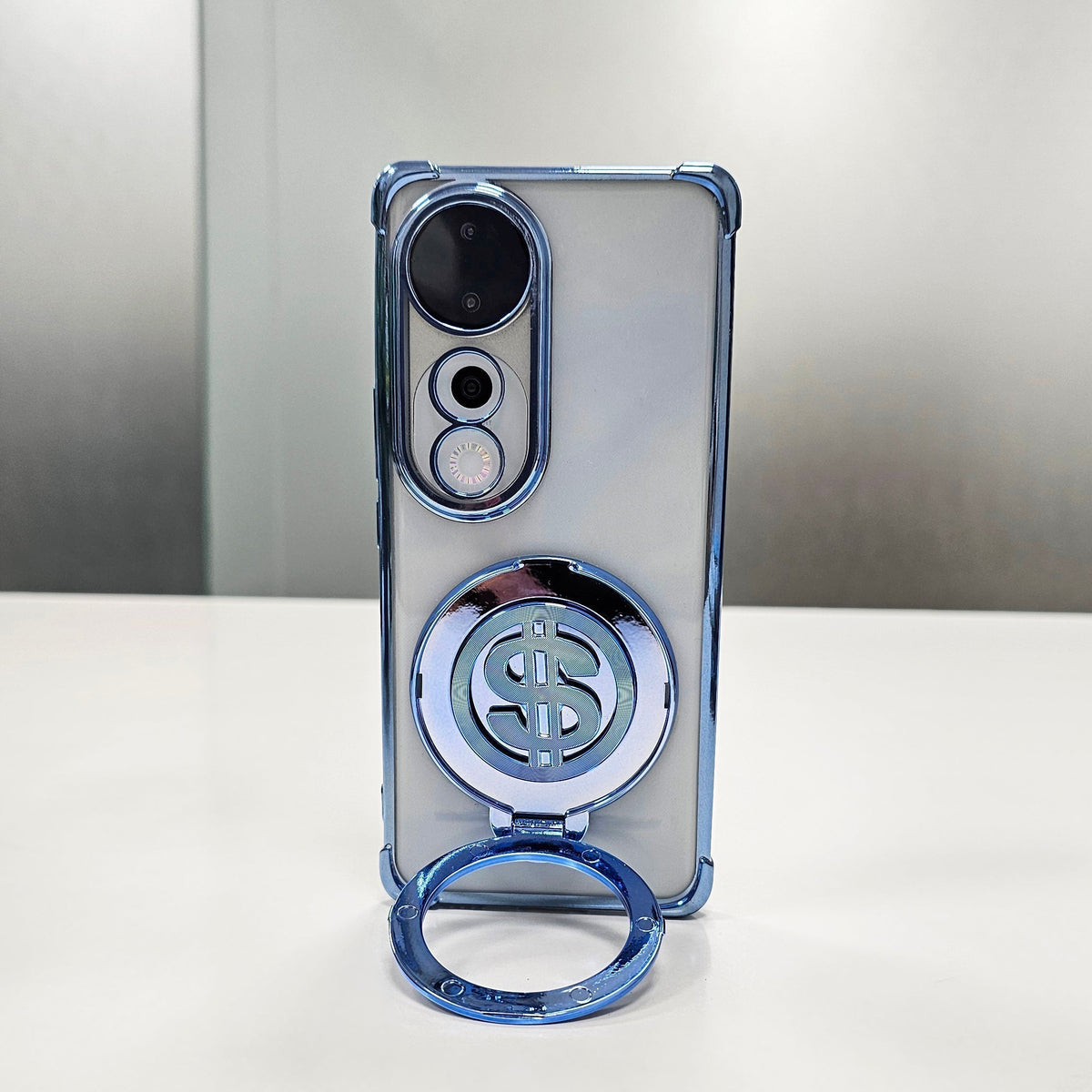 Vivo V40 Pro 5G Four Corner Airbags 100% Original Astro Money Magnet Rotating Dollar Case