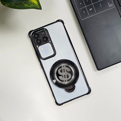 Vivo V30 Pro 5G Four Corner Airbags 100% Original Astro Money Magnet Rotating Dollar Case
