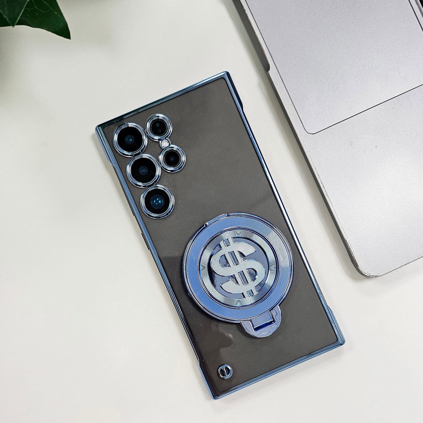 Samsung Galaxy S24 Ultra 5G Premium Frameless  Rotating Dollar Case