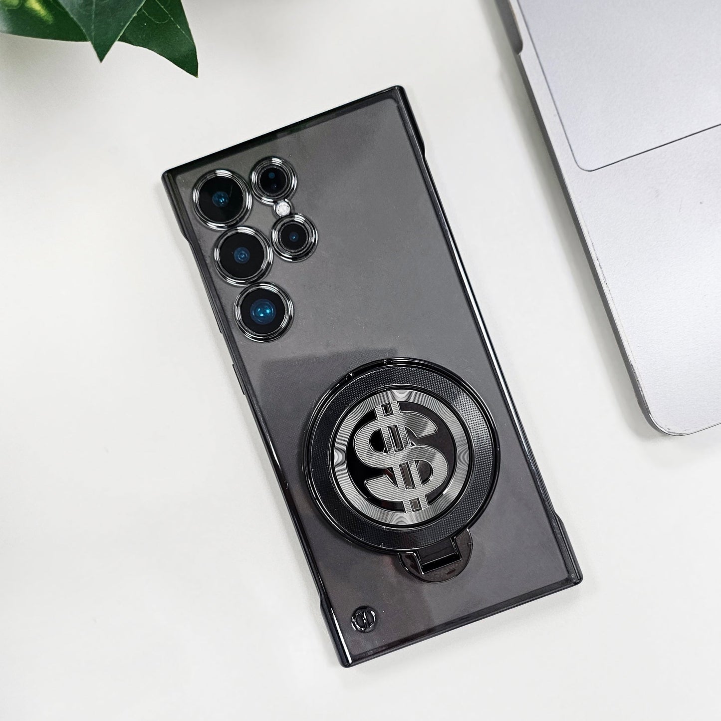 Samsung Galaxy S24 Ultra 5G Premium Frameless  Rotating Dollar Case