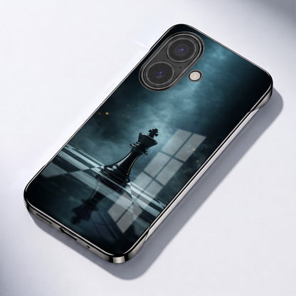 iPhone 16 5G CheckMate Black Printed  Frameless Back Case