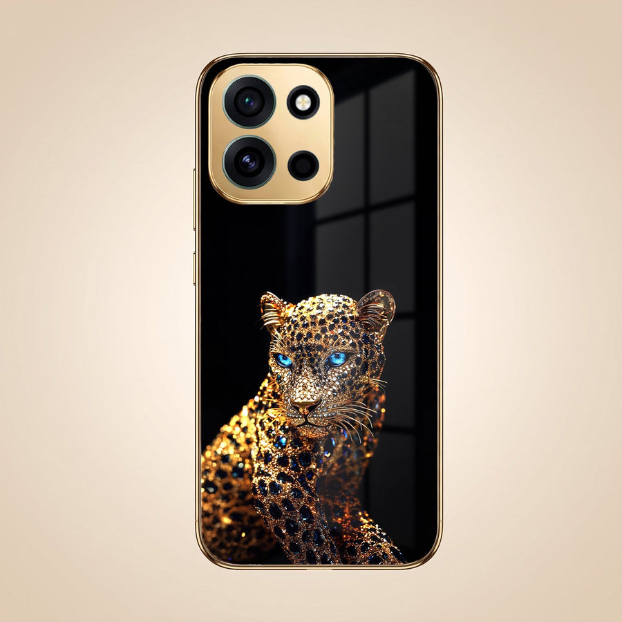 OnePlus Nord 6 5G Panther Gold Electroplated Glass Phone Back Case