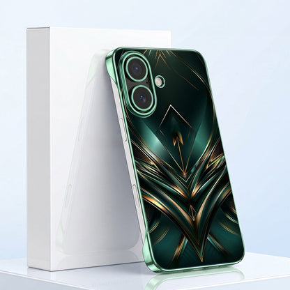 iPhone 16 Plus 5G Case Nova Green Printed  Frameless Back Case